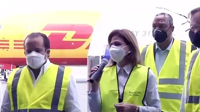República Dominicana recibe el primer lote de vacunas Pfizer