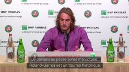 Roland-Garros - Tsitsipas : "Ému d'être parvenu jusqu'ici"