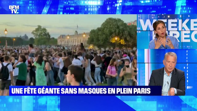 Une fête géante sans masques en plein Paris (1) - 11/06