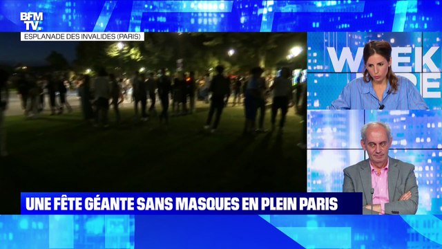 Une fête géante sans masques en plein Paris (2) - 11/06