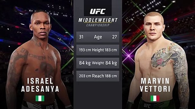 UFC 263: Adesanya vs. Vettori – Middleweight Title Match - CPU Prediction