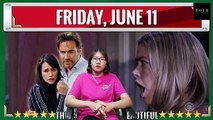 CBS The Bold and the Beautiful Spoilers Friday, June 11 - B&B 6-11-2021