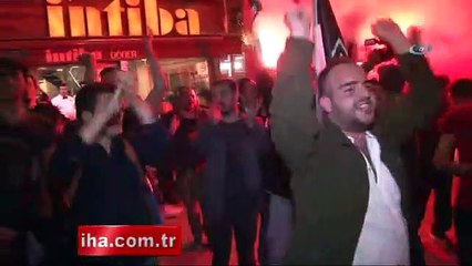 Taraftar şampiyonluk kutlamalarına erken başladı