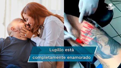 Así se borró Lupillo Rivera el tatuaje de Belinda