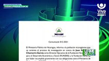 Ministerio Público continúa proceso investigativo contra Juan Sebastián Chamorro