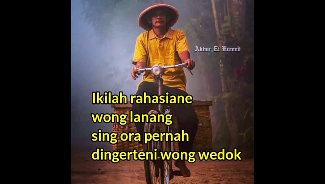 Dadi wong lanang kudu kuat