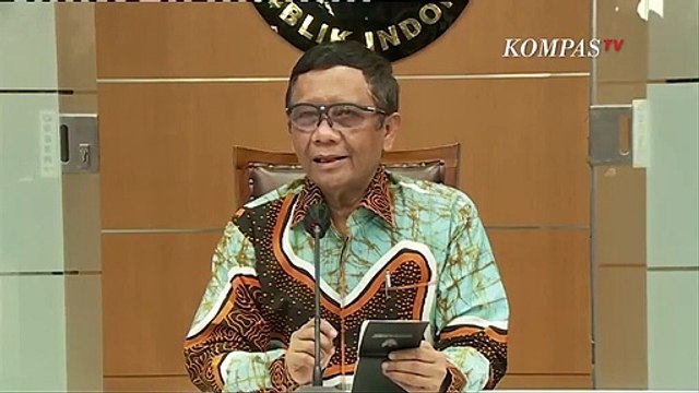 [Full] Penjelasan Menko Polhukam Mahfud MD Soal Poin Revisi Terbatas UU ITE