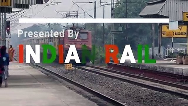 WAP-7 leading Kamrup express with loud honking is on duty __ Indian Railway
