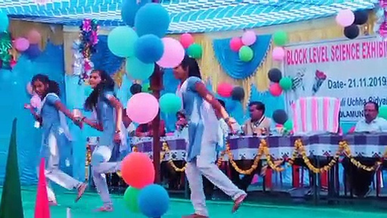School students dance_Block_Level_Science_Exhibition_