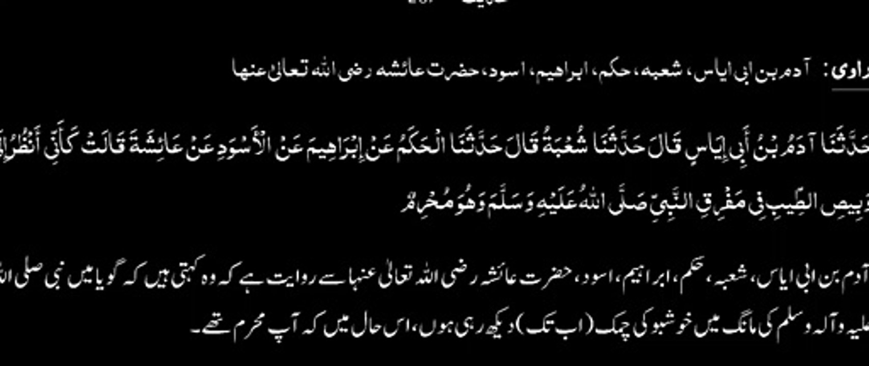 Watch *Hadith 267 Sahih Bukhari*