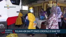 Puluhan ASN Dan PTT Dinkes Gorontalo Di Swab Test