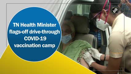 Ma Subramanian flags off Chennai drive-through Covid vaccination camp