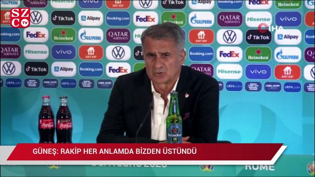 Şenol Güneş: “Rakip her anlamda bizden üstündü”