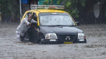 Waterlogging in parts of Mumbai due to heavy downpour