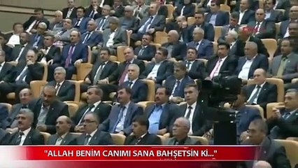 'Allah benim canımı sana bahşetsin'