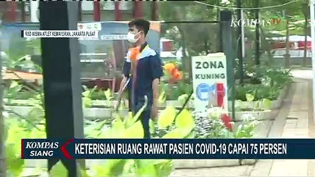 Tambahan 661 Pasien Covid-19, Keterisian Ruang Rawat di RSD Wisma Atlet Kini Capai 75%