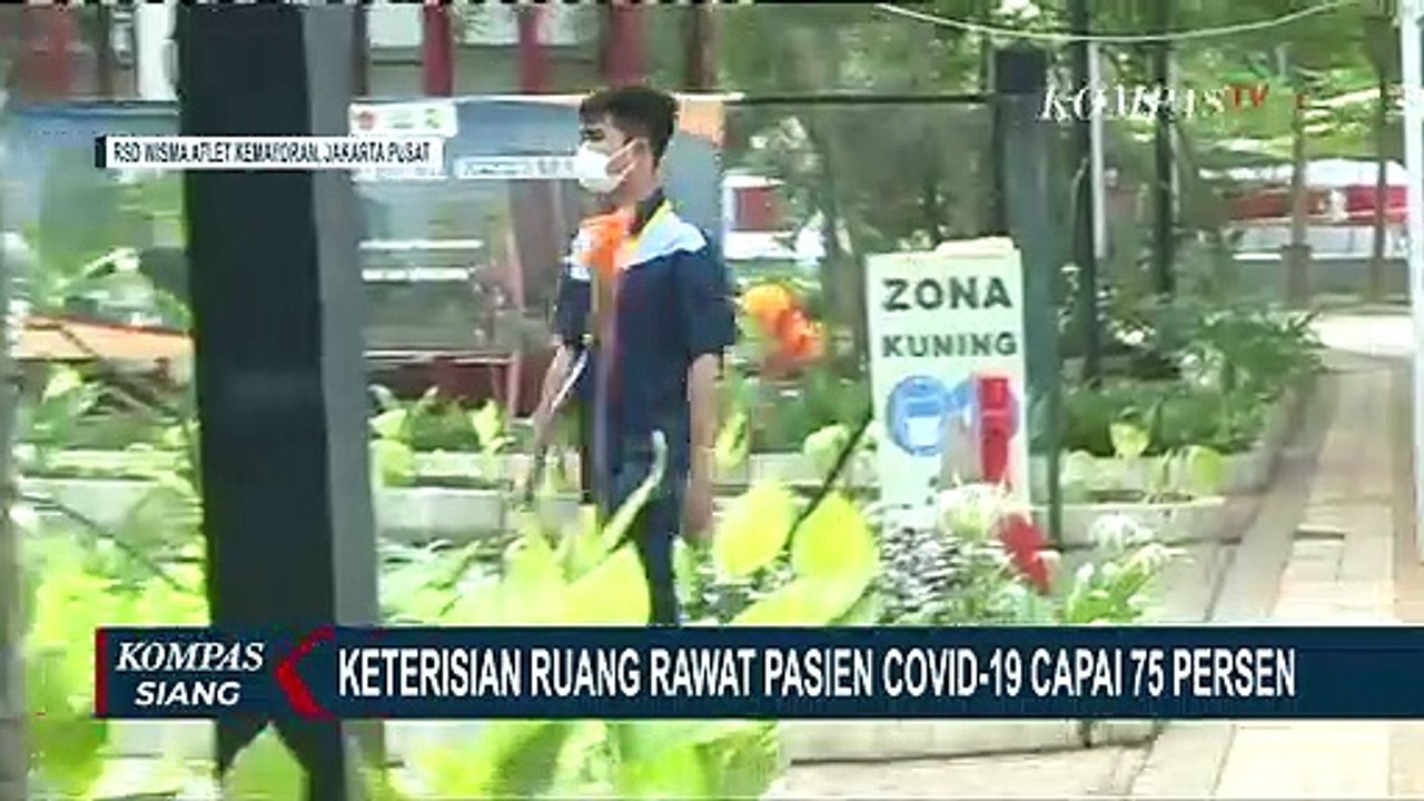Tambahan 661 Pasien Covid-19, Keterisian Ruang Rawat di RSD Wisma Atlet Kini Capai 75%