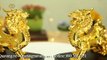 Tượng Tỳ Hưu phong thuỷ mạ vàng 24K - Golden Gift Việt Nam