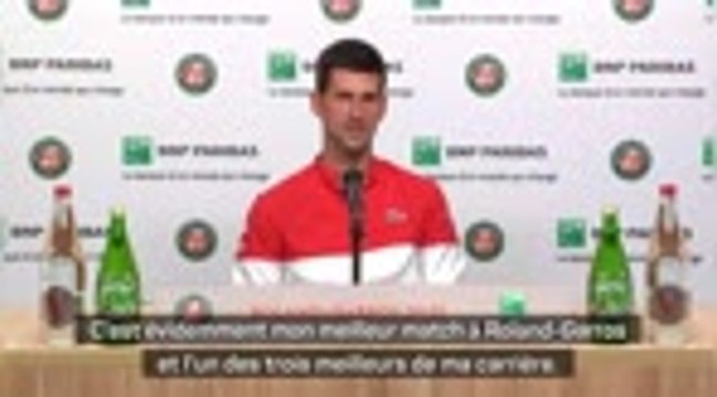Roland-Garros - Djokovic : Mon meilleur match à Roland-Garros