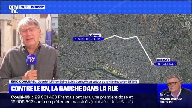 Manifestations contre l'extrême droite: Éric Coquerel estime qu'il faut passer à l'offensive