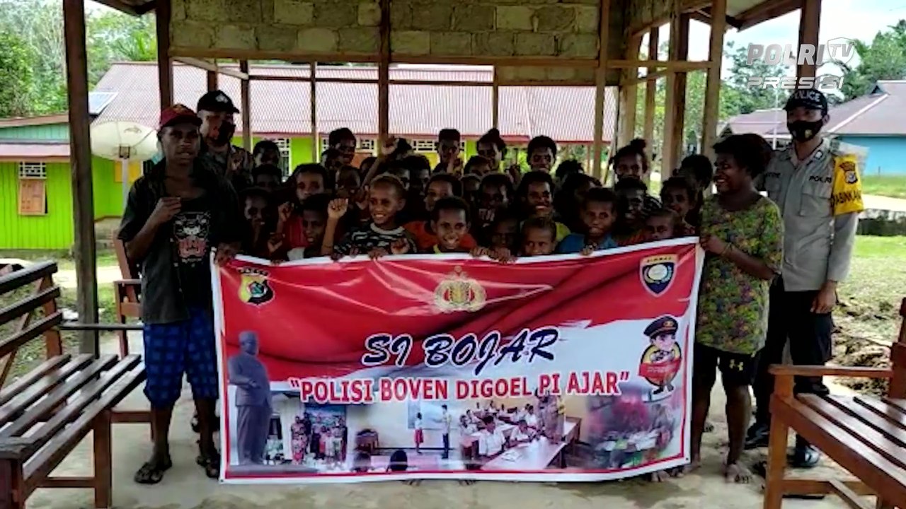 Polsek Bomakia Menggelar Kegiatan Belajar Mengajar Gratis