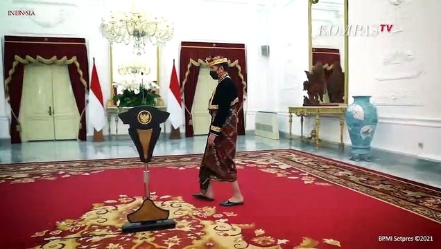 Kenakan Pakaian Adat Bali, Jokowi Buka Acara Pesta Kesenian Bali ke-43