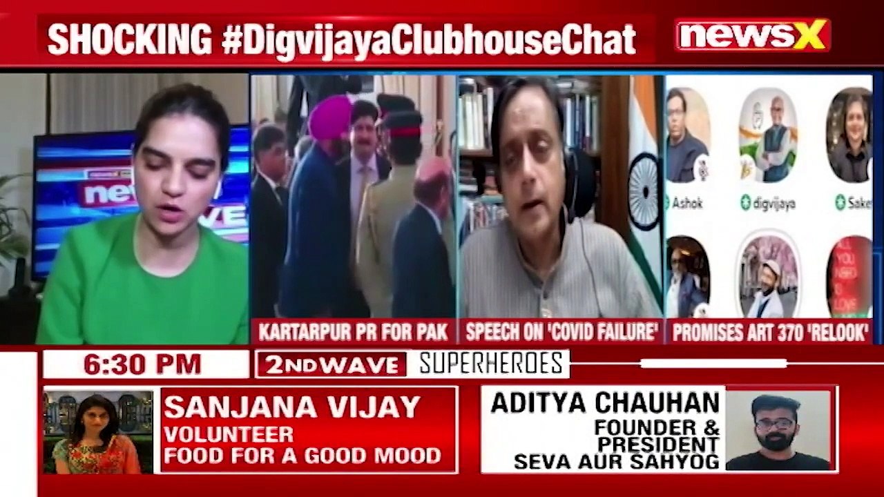 Digvijaya Clubhouse Chat Row Time Cong Controls Its Netas NewsX
