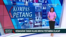 Asap Hitam Pekat Masih Terlihat di Lokasi Kebakaran Pertamina Cilacap