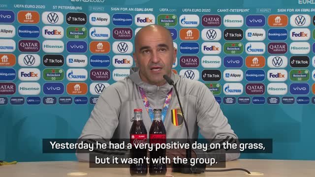 Martinez confirmed De Bruyne will miss Belgium's Euro 2020 opener