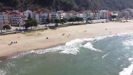 İnkumu Plajı'nda mavi bayraklar göndere çekildi