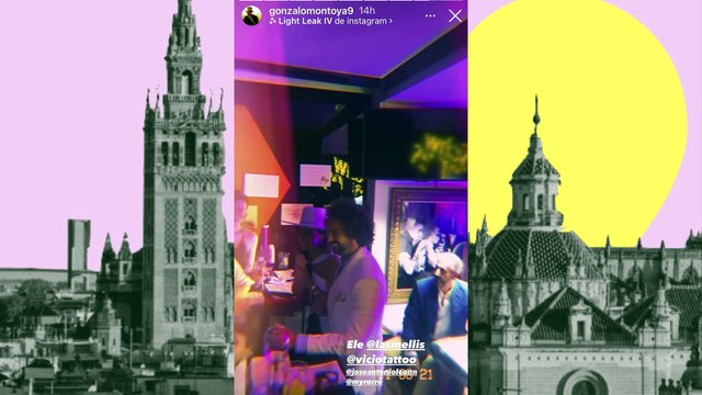 La preboda de José Antonio León y Rocío Madrid en Sevilla: con Gonzalo Montoya, Anna Ferrer y su novio emocionados, Paz Padilla tatuándose y las Mellis dándolo todo