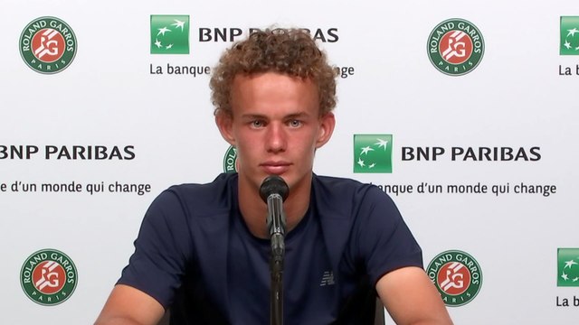 Roland-Garros Juniors 2021 - Luca Van Assche sacré chez les Juniors : C'est super mais j'ai mon bac de philo lundi à 11h