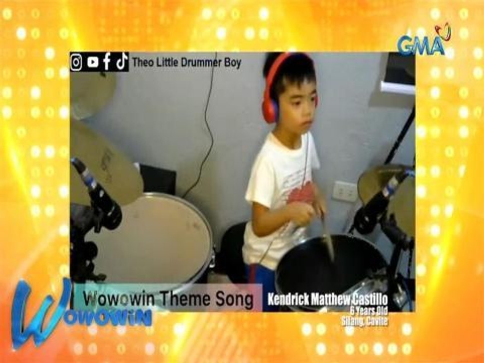 Wowowin: 6-year old na drummer, hinangaan ni Willie Revillame!