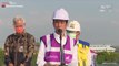 Presiden Joko Widodo Meninjau Pembangunan Jalan Tol Semarang-Demak