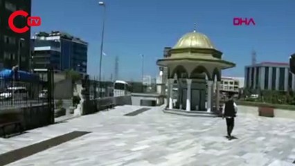 Sultangazi'de cami musluklarını çaldı