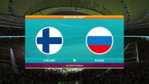 Finland vs Russia | UEFA Euro 2020 - 16th June 2021 || PES 2021