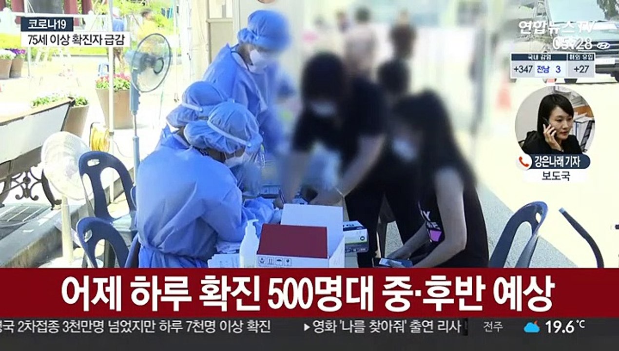 신규 확진 500명대…백신 접종 1,300만명 돌파