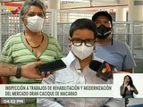 Alcaldía de Caracas inspecciona trabajos de rehabilitación en el Mercado Gran Cacique de Macarao