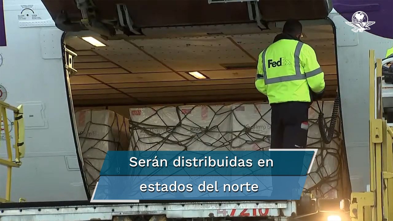 Confirma EU entrega de 1.3 millones de vacunas antiCovid a México