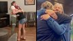 Niece Surprises Aunt Who's Home From Military & Student Sneaks Home To Visit Grandparents