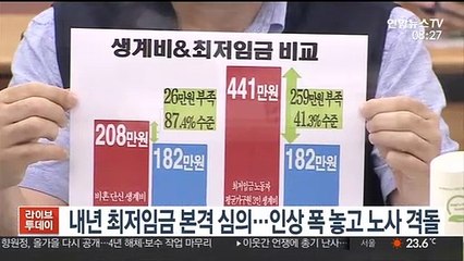[핫클릭] 내년 최저임금 본격 심의…인상 폭 놓고 노사 격돌 外