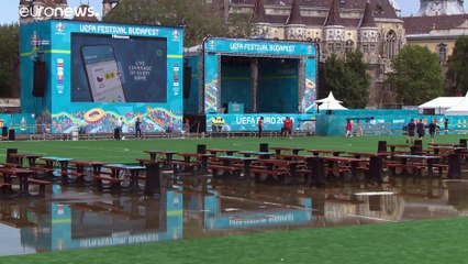 Eurocopa | La Zona de Aficionados en Budapest libre de coronavirus