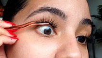 Testing long-lasting waterproof at-home lash extensions