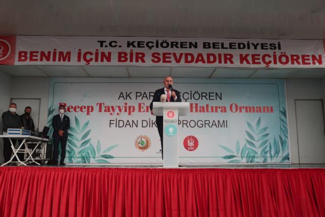 AK Parti Keçiören İlçe Başkanlığınca "Recep Tayyip Erdoğan Hatıra Ormanı" oluşturuldu