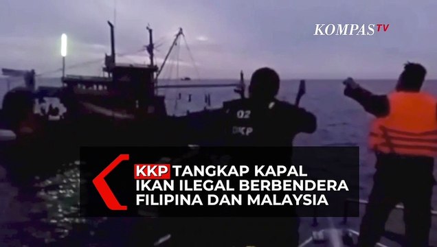 KKP Tangkap Kapal Ikan Ilegal Berbendera Filipina dan Malaysia