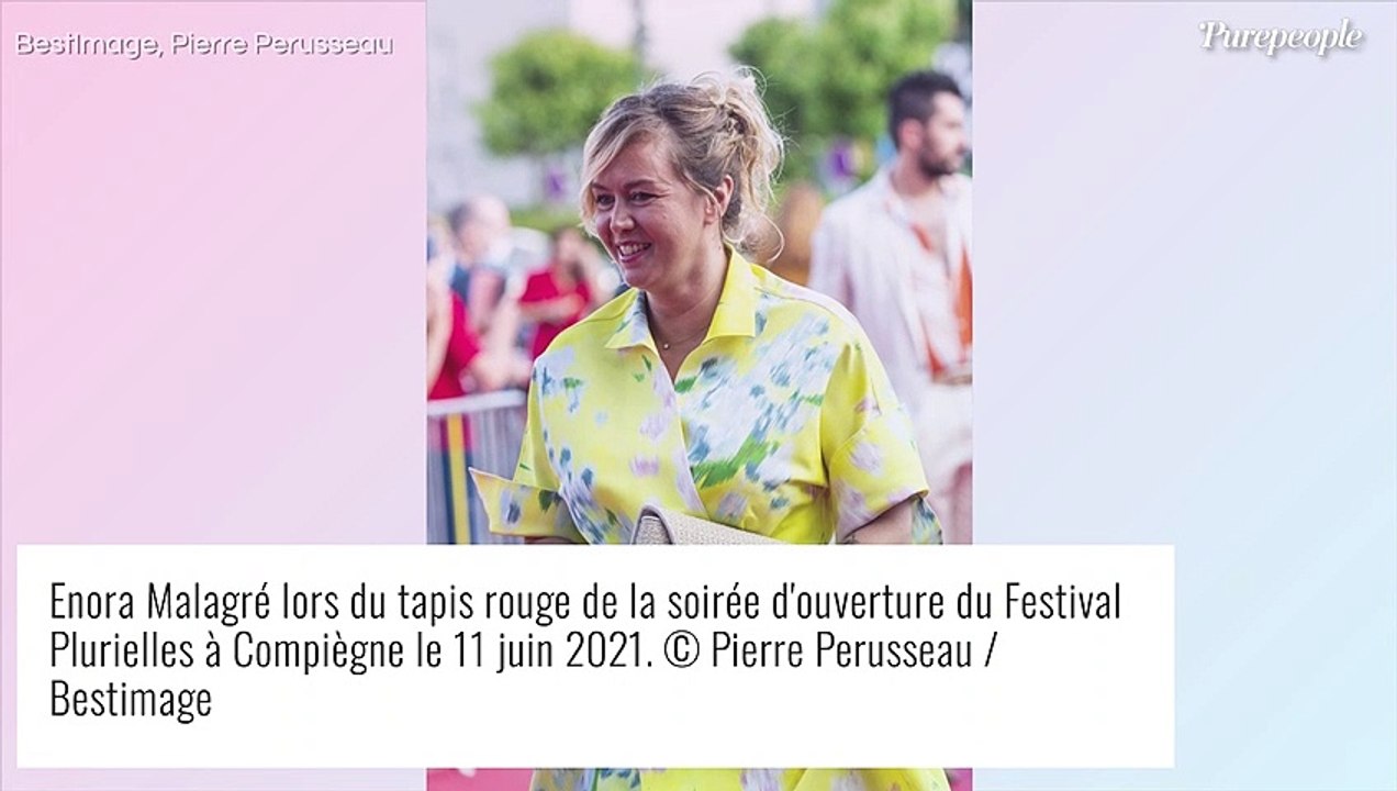 Isabelle Adjani star du tapis rouge face à une Enora Malagré en tenue très colorée au Festival Plurielles