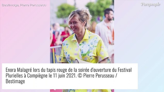 Isabelle Adjani star du tapis rouge face à une Enora Malagré en tenue très colorée au Festival Plurielles