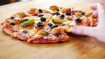 Only 50 Calories Pizza ! Low Calorie Pizza Recipe / 50 Cal Per Slice!