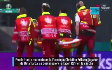 Conmoción en la Eurocopa: un jugador de Dinamarca se desvaneció, le hacieron RCP en la cancha y se suspendió el partido