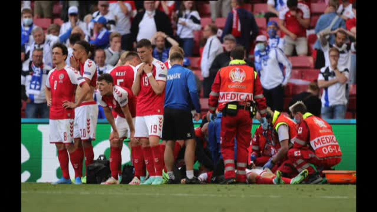 Christian Eriksen sufre un serio desvanecimiento en el campo que obliga a suspender el Dinamarca-Finlandia